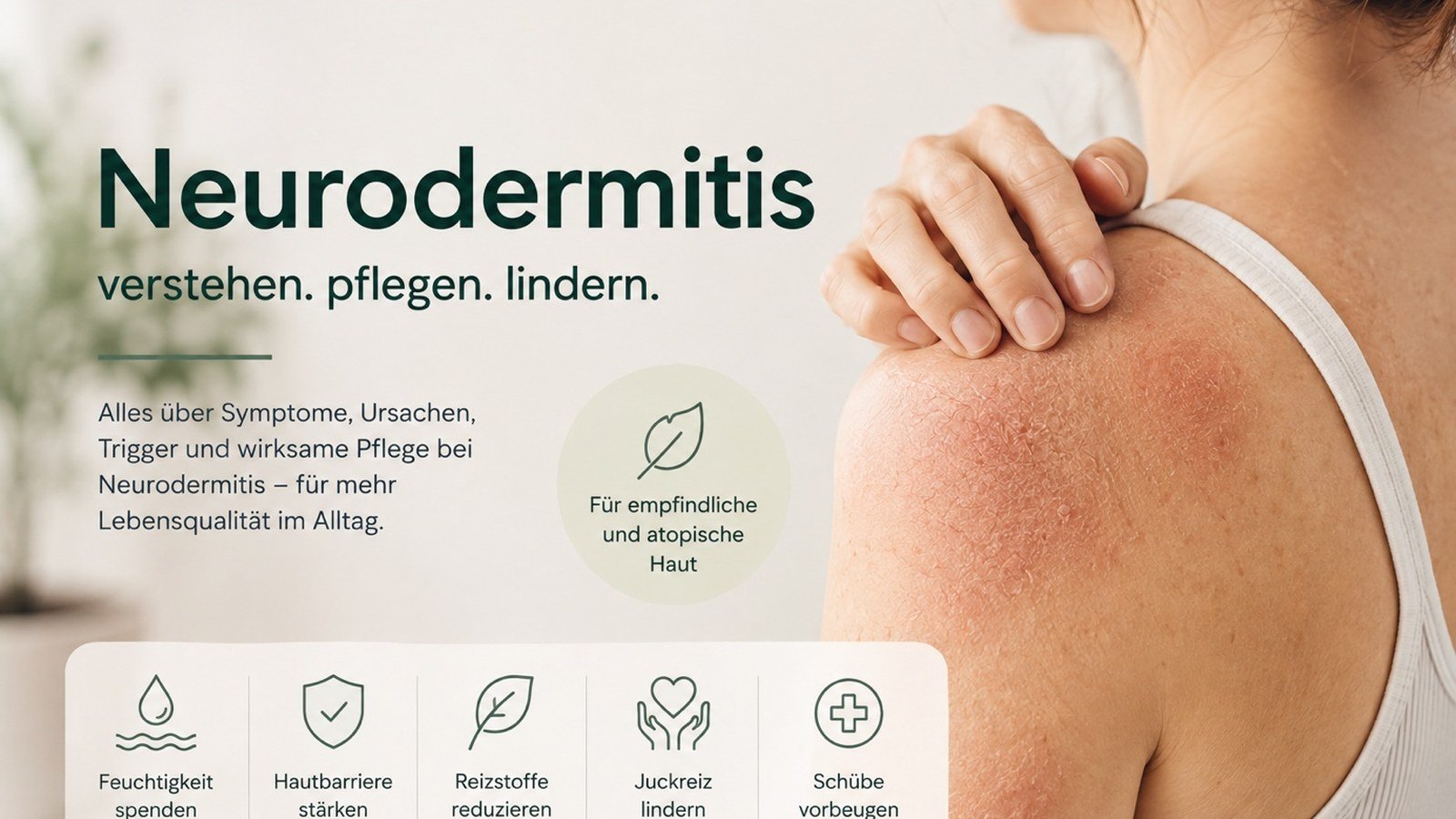 Neurodermitis: Symptome, Ursachen, Behandlung und richtige Hautpflege